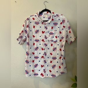 USA Drinking Team Men’s Party Shirt | Large